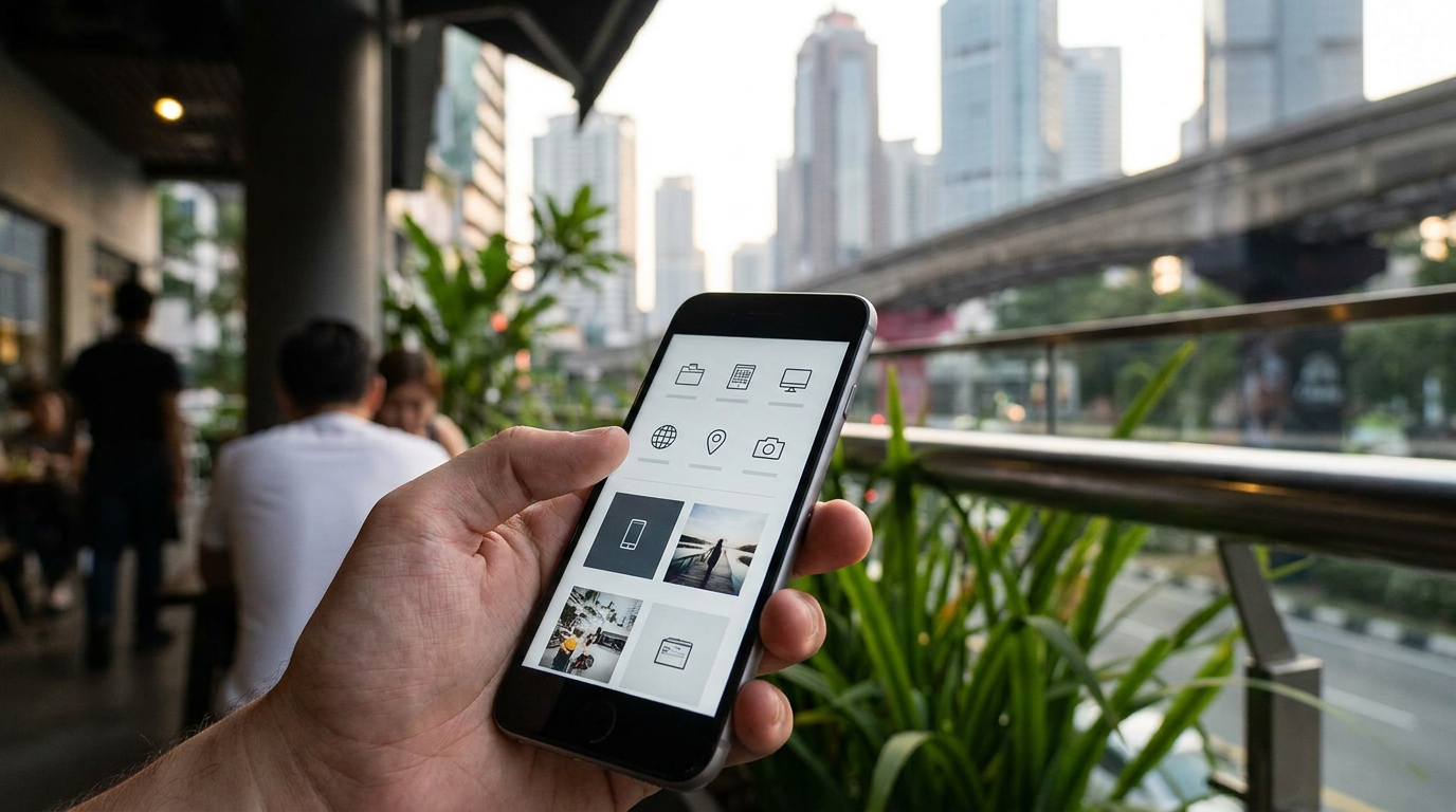 Photo mobile-friendly website design Malaysia