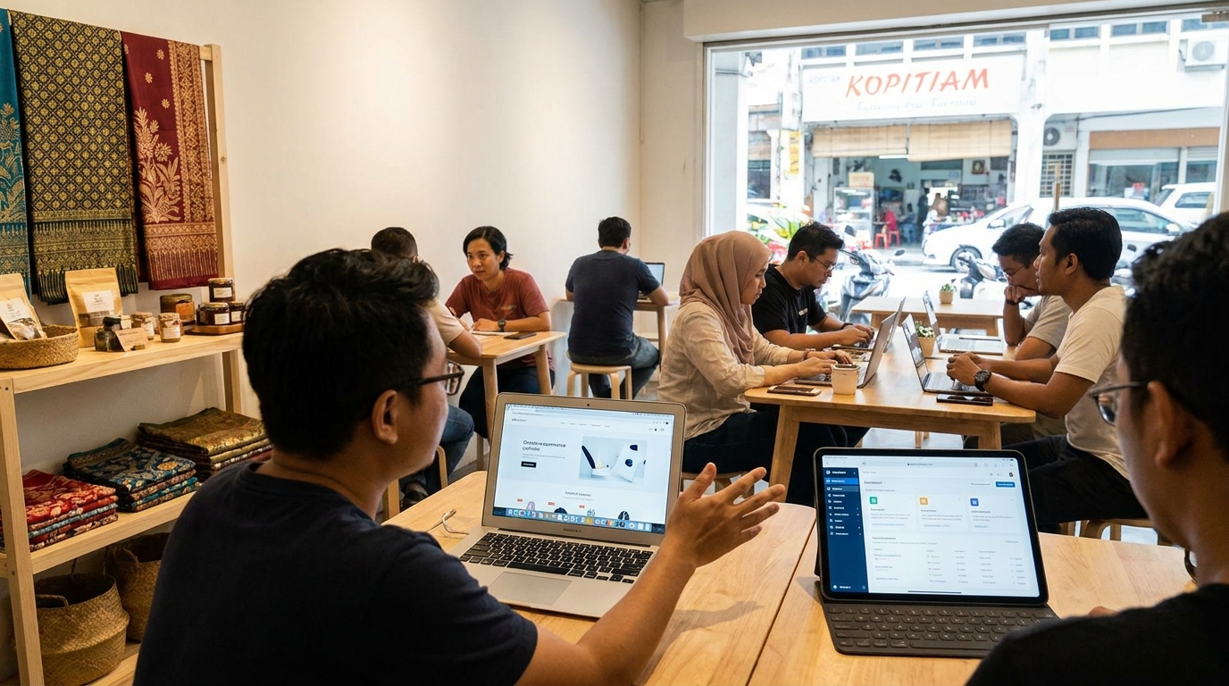 Photo Shopify vs WooCommerce for Malaysian SMEs