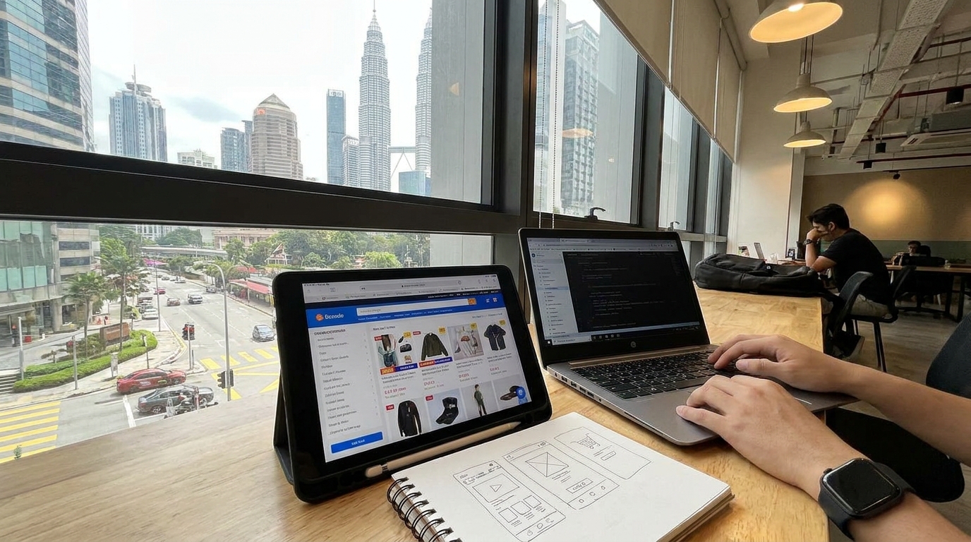 Photo dropshipping website design Malaysia