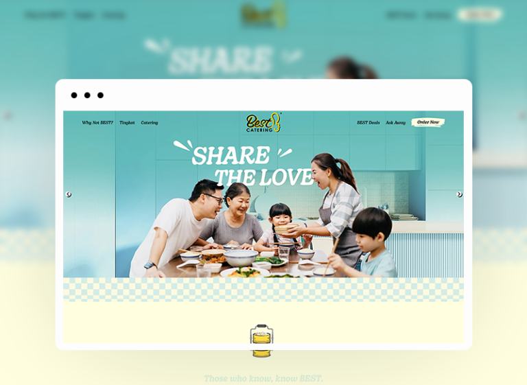 Best Catering website designed by 8Web